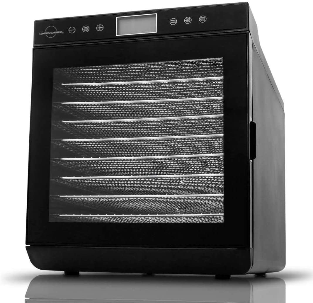 London Sunshine Food Dehydrator -7 Tray /10 Tray Black