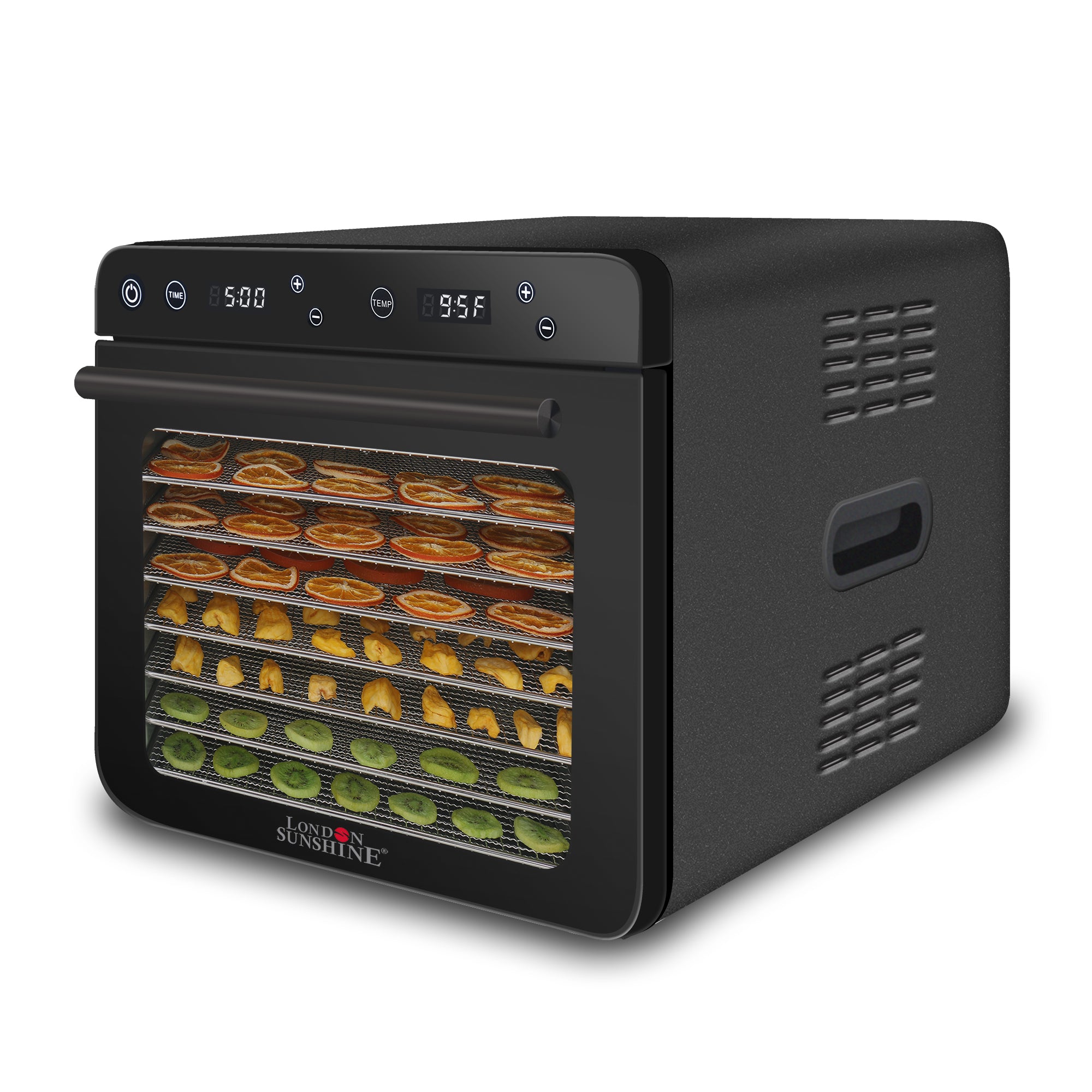 London Sunshine Food Dehydrator Black - 8 Tray