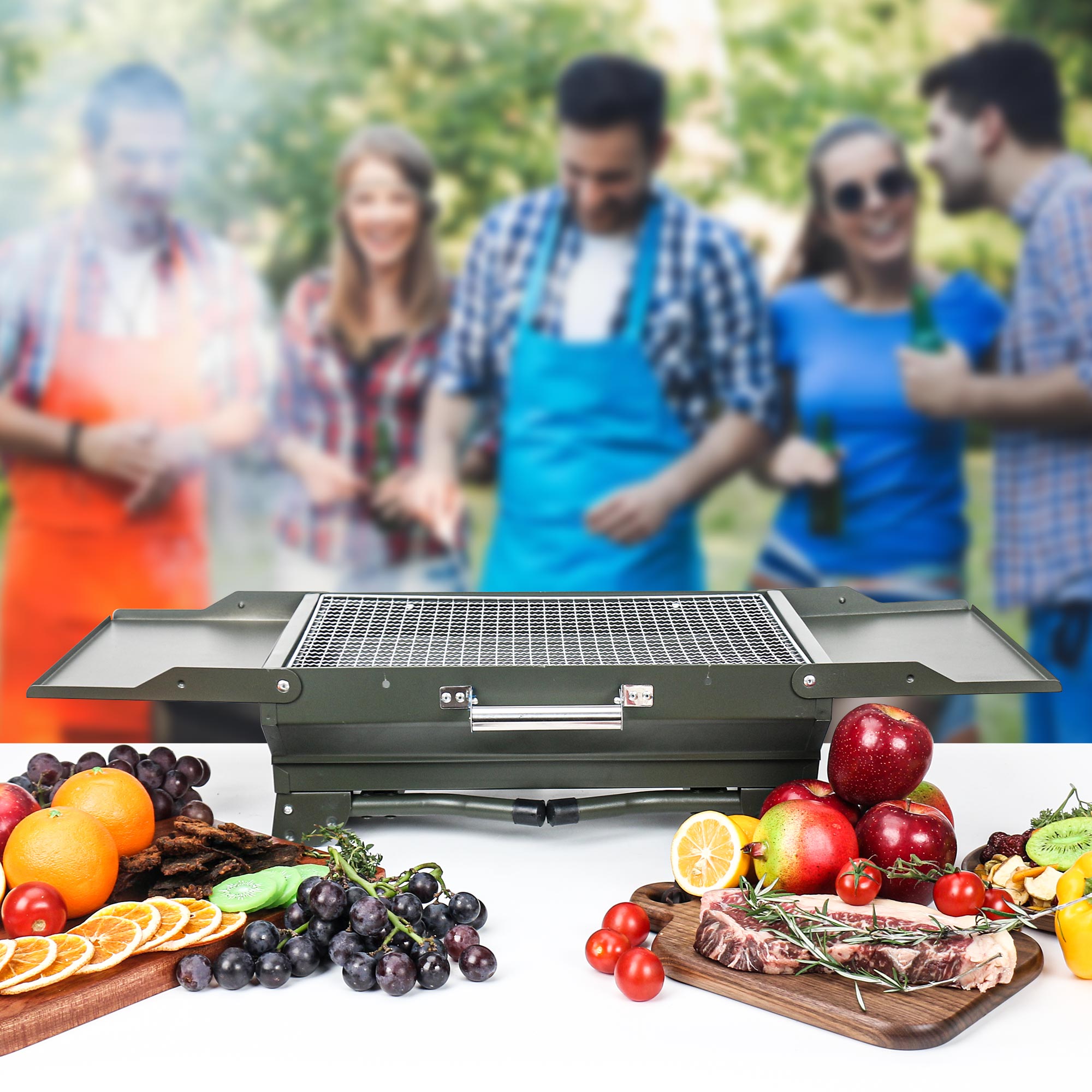 Barbecue au charbon de bois London Sunshine Camping