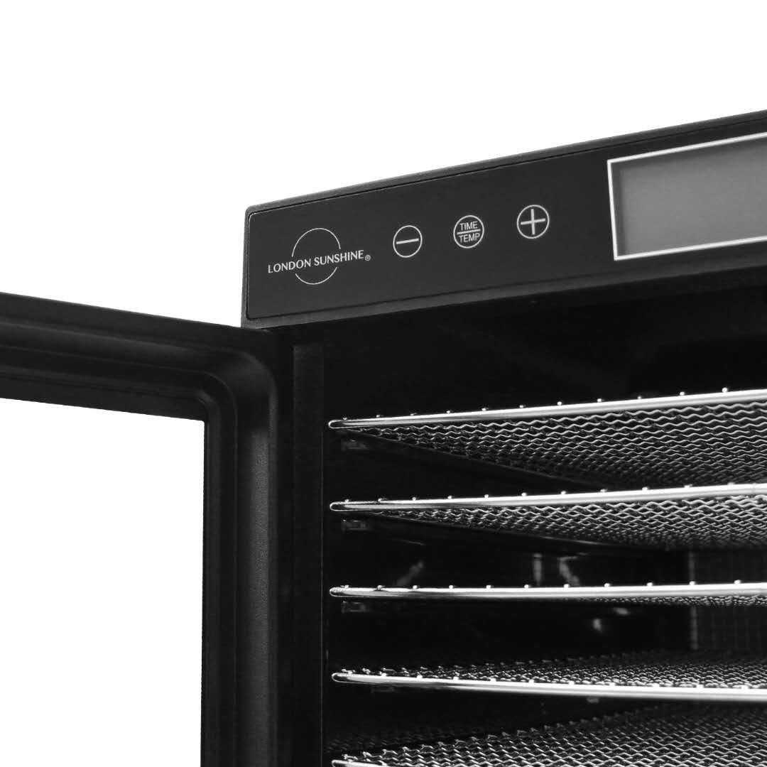 London Sunshine Food Dehydrator -7 Tray /10 Tray Black