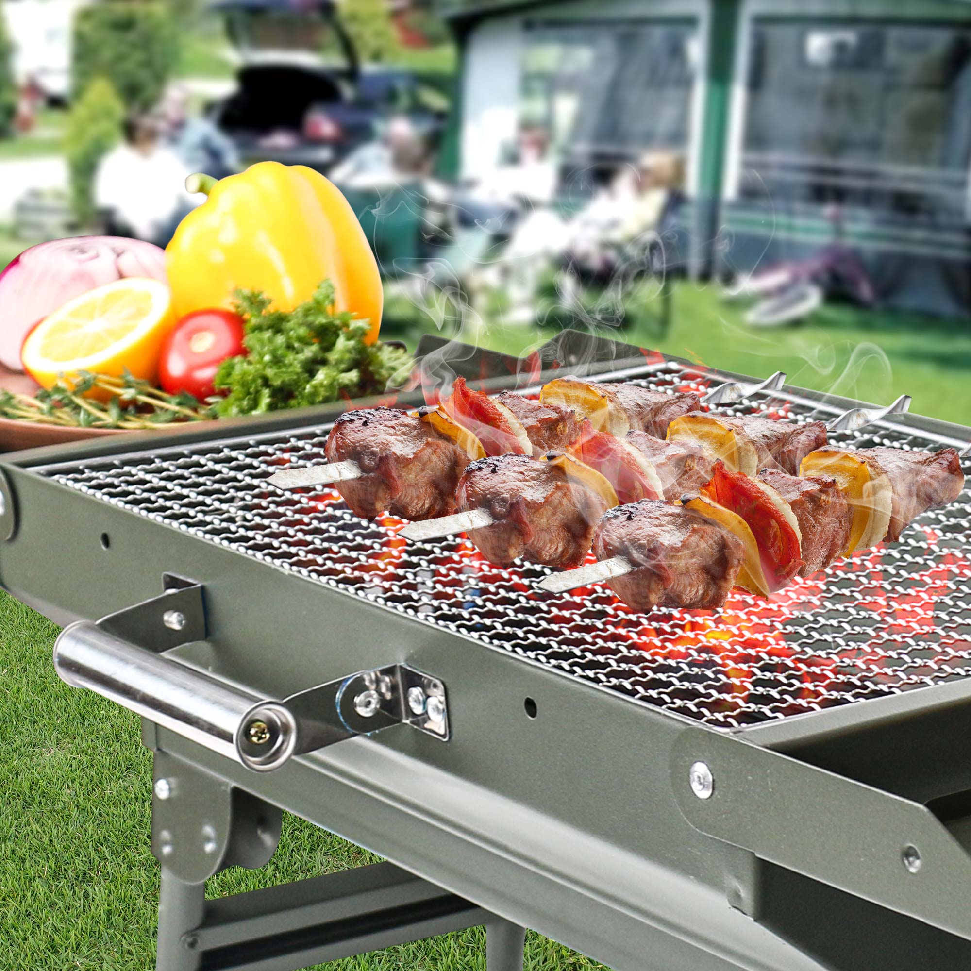 Barbecue au charbon de bois London Sunshine Camping